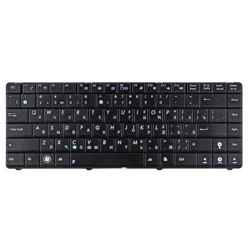 Клавиатура для ноутбука Asus A42 A83 K42 K43 N43 N82 U30 UL80 X42 X44 U32 U35 U41, Black, RU