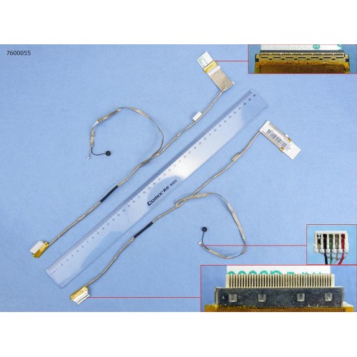 Шлейф матриці для ноутбука Asus N55SF N55SL PRO5QSF PRO5QSL X5QSF X5QSL, (LVDS 40pin FHD, DD0NJ5LC310, 14005-00090000)