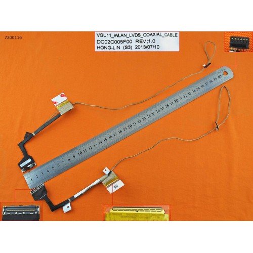 Шлейф матрицы для ноутбука HP Envy M6-K, M6-K010DX, VGU11, DC02C005F00