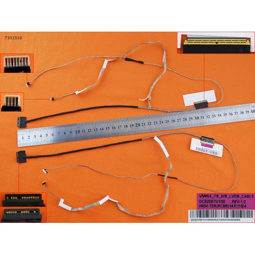 Шлейф матриці для Lenovo G510s G500S G505S, (Touch LED Cable, DC02001V100)
