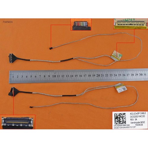 Шлейф матрицы для ноутбука Lenovo Ideapad G50-30 G50-45 G50-70 Z50-45 Z50-70 (For Discrete Video Card, Version 1, Original)