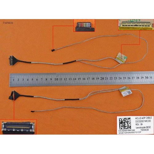 Шлейф матриці для Lenovo Ideapad G50-30 G50-45 G50-70 Z50-45 Z50-70, (For Discrete Video Card, Version 1, Original)