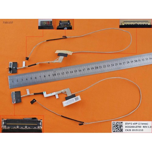 Шлейф матриці для Lenovo IdeaPad Y50-70 (30Pin, Touch LED Cable, Original)