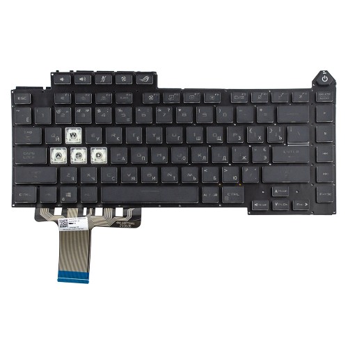 Клавиатура для ноутбука Asus G513 G533 G513IC G513IE G513IH G513QC G513QE series, RU/UA, Black, 16pin RGB Backlit