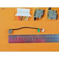 Разъем питания для HP 250 255 G4 G5, HP 15-ac Series, PJ799 PJ852, 4.5*3.0+pin (с проводом/кабелем 12 см)