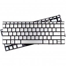 Клавіатура для HP Spectre x360 13-W, RU/UA (silver, з підсвіткою, 6037B0132416)