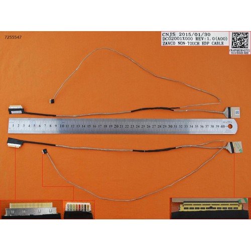 Шлейф матрицы для ноутбука Dell Inspiron 15 5545 5447 5547 5543 5548 5455 5557, (DC02001X000 0FG0DX CNJS)