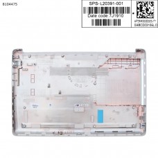 Корпус нижняя крышка для HP 250 255 g7, 15-DA 15t-DA 15-DB 15t-DB 15-DR 15g-DR 15Q-DS, (L20391-001, Silver, поддон, D Cover)