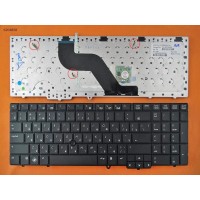 Клавіатура для HP EliteBook 8540W RU чорна (з поінтстиком)