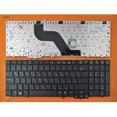 Клавіатура для HP EliteBook 8540W RU чорна (з поінтстиком)