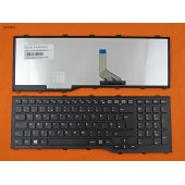 Клавиатура Fujitsu Lifebook Ah532 A532 N532 Nh532 UK Чёрная, с рамкой, Win8