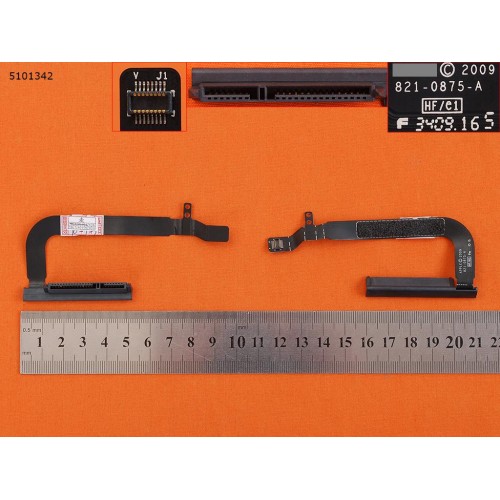Шлейф HDD/SSD для Apple Macbook 13.3" A1342 Late 2009 Mid 2010 MC207 MC516, 821-0875-A