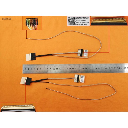 Шлейф матриці для ноутбуков Asus A555L F554L F555L K555L R556L R557L X554L X555L series, (M/B 40pin LCD 40pin, 1422-01UQ0AS, 1422-01UN0AS, Аналог)