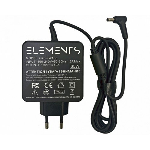 Блок питания для ноутбука Asus 19V 3.42A 65W 4.0*1.35 (Wall mount)
