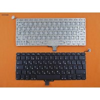 Клавіатура для Apple Macbook Pro Unibody 13.3" A1278 MB467, RU, Black, (під підсвітку, вертикальний Enter)