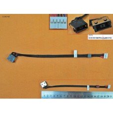 Разъем питания для Lenovo IdeaPad Y50-70, ZIYY2, Pj740 (Square+pin с проводом/кабелем 20см)