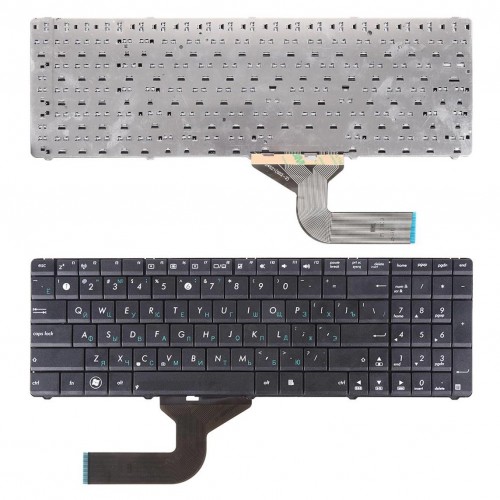 Клавиатура для ноутбука Asus N53 k53s K52 X61 N61 G60 G51 G53 UL50 P53 X54 X75VD, RU, Black