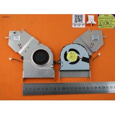 Вентилятор с радиатором для Acer Aspire E5-411 E5-421, (FFRU DFS561405FL0T FCN4 7ZQMFATN00, 60.MLQN7.034)