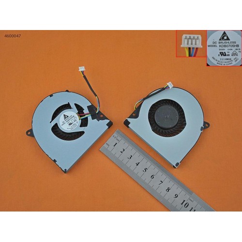 Вентилятор для Asus Q400A U37VC U47A U47VC, (KDB0705HB-BK1R, 13GNFO10M020-1, 13GN8E10T040-1, Original)
