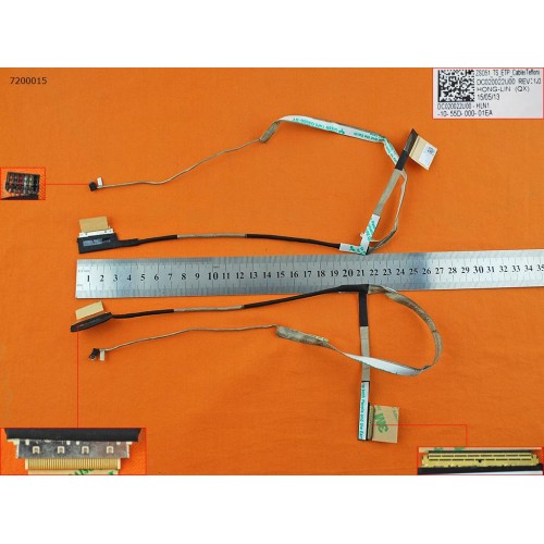 Шлейф матриці для HP 15-G, 15-R, 15-H, HP 250 255 G3, (DC02C008600, DC020022U00, ZSO51_TS, Original)