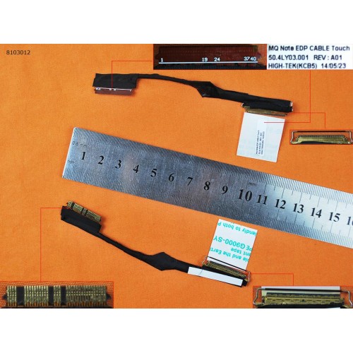Шлейф матриці для ноутбука Lenovo Thinkpad X1 Carbon 2nd 3rd Gen Type 20A7 20A8 20BS 20BT, (40Pin eDP Touch WQHD, 50.4LY03.001, 00HM152)