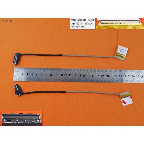 Шлейф матрицы для ноутбука Sony Vaio SVS131, SVS13, V120, 364-0211-1104_A, 2CH