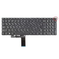 Клавиатура для Lenovo Ideapad 110-15ACL 110-15AST 110-15IBR, RU, Black