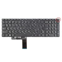 Клавиатура для Lenovo Ideapad 110-15ACL 110-15AST 110-15IBR, RU, Black