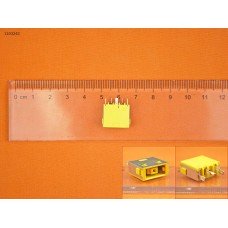 Разъем питания для Lenovo G500 G505 Pj578 (Square Yellow+pin)
