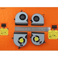 Вентиляторы для Asus G751 G751J G751M G751JT G751JY G751JL, (DFS561405PL0T FG15, DFS501105PR0T FG13, пара вентиляторов, Original, version 1)