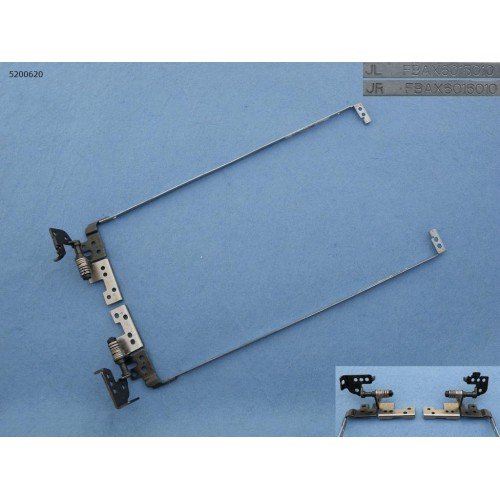 Петли для ноутбука HP Compaq G62, CQ62, FBAX6016010, FBAX6036010, пара, левая+правая