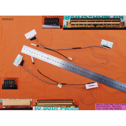 Шлейф матриці для ноутбука Acer Aspire ES1-512 ES1-531 ES1-571 Extensa 2508 2519 2530, (EA53, 450.03704.0011, 50.MRWN1.006)