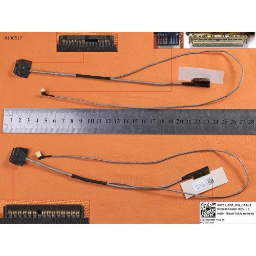 Шлейф матриці для Lenovo V4000 Z51-70 500-15ACZ 500-15ISK, (DC020024W00, eDP 30Pin, Independent Graphics)