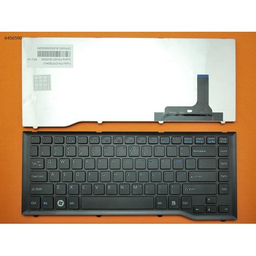 Клавіатура для Fujitsu Lifebook LH532 LH522 US (чорна, Версия 1)