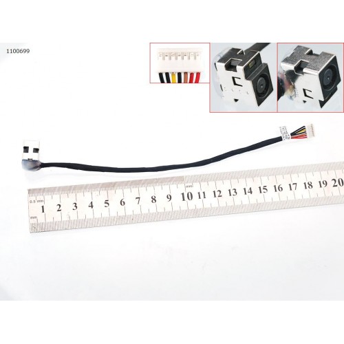 Разъем гнездо питания для ноутбука HP 630 631 635 636 PJ699 (с проводом, 7 pin)