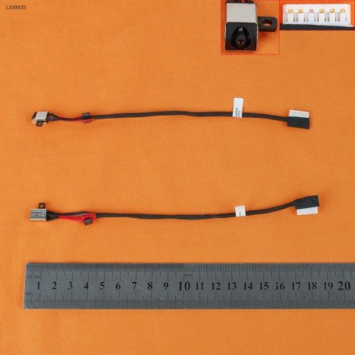 Разъем питания для ноутбука Dell Inspiron 5570 5575 5770 5775 5565 5567 5765 5767, (4.5*3.0 с проводом/кабелем, BAL30, DC30100YN00, 0R6RKM, 02K7X2)