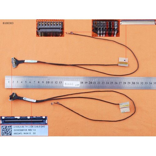 Шлейф матрицы для ноутбука ASUS UX303LA, UX303, UX303LN, UX303LN-1A, UX3030LN-8A, 40Pin, DC02C008Y0S