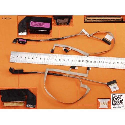 Шлейф матриці для ноутбука Dell Inspiron 15 5000 5551 5555 5558 5559 (eDP 40pin+Touch, DC02002C900, 0401NT)