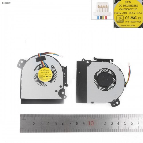 Вентилятор для ноутбука Toshiba Tecra A50-C DFS160005040T (Original)