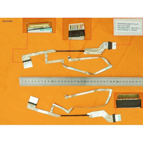 Шлейф матриці для Dell Inspiron 3442 3441 3443 3445 3446 3447 3448 3449, (Touch eDP 40Pin, 450.00G02.0011, 06P1D5)