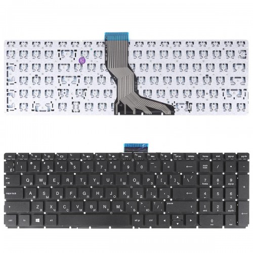 Клавіатура для HP Pavilion 15-ab 15-AU 15-BC 17-AB 17-G, Envy M6-p M6-ae M7-n, RU, (чорна, Аналог)