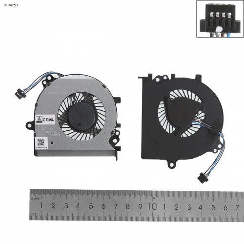 Вентилятор для ноутбука HP Probook 430 G4 series, (905730-001, NS65B02-15M21, Original)