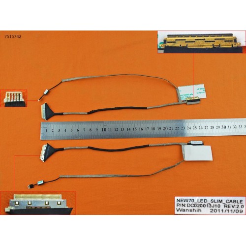 Шлейф матриці для Acer Aspire 5742 5742G 5742Z (LVDS 40pin, DC020013J10, Аналог)
