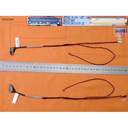 Шлейф матриці для ноутбука Asus ZenBook BX32A BX32VD UX32A UX32VD, (LVDS 30pin, 1422-017G000, 14005-00030800)