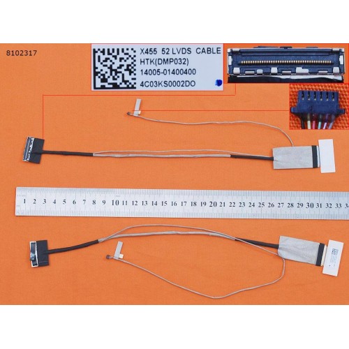 Шлейф матриці для ноутбука Asus A455 F454 F455 R454 R455 X454 X455 series, (LVDS 40pin, 14005-01400400, 14005-01400300)