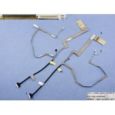 Шлейф матриці для Asus K52 K52F K52JR, (1422-00NP0AS, DD0KJ3LC000, 40pin LED, с микрофоном, version 1, Аналог)