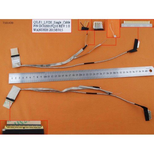 Шлейф матрицы для ноутбука Lenovo Thinkpad E430 E435, (DC02001FQ10, DC02001FR10, QILE1)