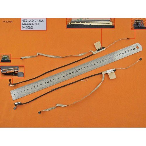 Шлейф матрицы для ноутбука SONY VPCS S115 S118 S119 S128 S138 Аналог DD0GD3LC000