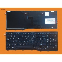 Клавиатура Fujitsu Lifebook Ah552 US Black, Big Enter