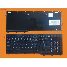 Клавіатура Fujitsu Lifebook Ah552 US Black, Big Enter